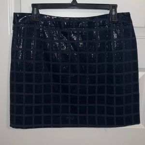 Navy Detail Mini Skirt.